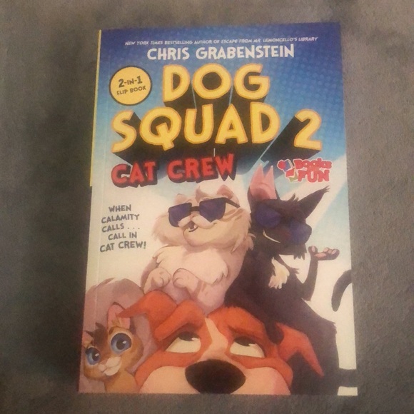 “Dog Squad” 2-in-1 Flip Book Reading Book - Picture 2 of 3